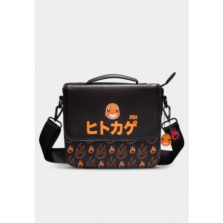 Pokemon PU Leather Messenger Bag Charmander